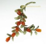 Michaud ブローチ ボックスウッドの実