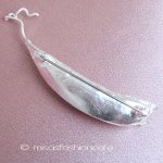 マイケルミショー ブローチ 真珠 さやえんどう豆