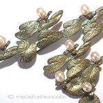 マイケルミショー ブローチ 真珠・睡蓮の花 再販！