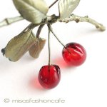 マイケルミショー　再販！ アートガラス チェリー