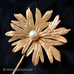 マイケルミショー　 真珠　ゼラニウムの花