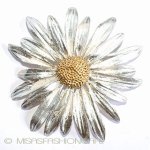 マイケルミショー　ブローチ ホワイトゴールド　デイジー