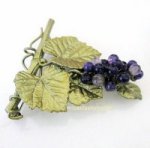 Michaud ブローチ アメジスト葡萄