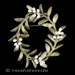 マイケルミショー ブローチ 真珠　リース 再販！