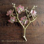 マイケルミショー ブローチ 　モクレン・マグノリア