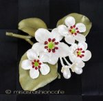 マイケルミショーブローチ 真珠　梨の花　再販