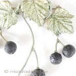 Michaud ブローチ 天然石 カシスの実