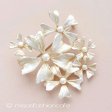 （画像用） Michaud ブローチ 真珠goldフラワー