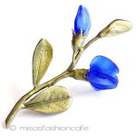 マイケルミショー　再販 アートガラスの花