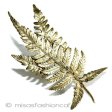 （画像用） マイケルミショー再販 シダの葉　ブローチ