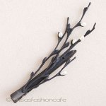 Michaud ヘアークリップ 　真珠の猫柳