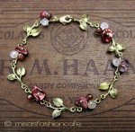 Michaud ブレス　NEW! 真珠・天然石のローズ