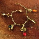 マイケルミショー ブレスレット 真珠天然石ベジタブル