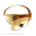 マイケルミショー　ブレス 24Kgp　真珠の花