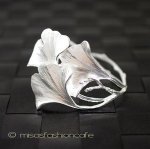 マイケルミショー バングル シルバー銀製イチョウ再販