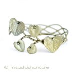 マイケル ミショー ハートの葉　バングル