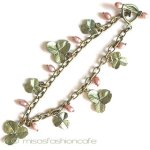 マイケルミショー　ブレス 真珠・幸運のクローバー　