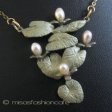 （画像用） Michaud ネックレス 　真珠 睡蓮の花