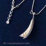 マイケルミショー・ネックレス 真珠・銀のエンドウ豆