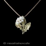 マイケルミショー　再販！ 真珠たんぽぽネックレス