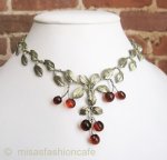 マイケルミショー ネックレス Morello チェリー