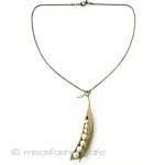 マイケルミショー　真珠 さやえんどう豆ネックレス