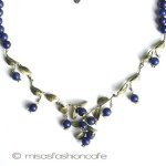 マイケル・ミショー　天然石 ブルーベリー・ネックレス