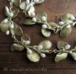 マイケルミショー ネックレス 真珠　アイリッシュ