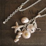 マイケルミショー ネックレス タツのオトシゴ&ヒトデ&貝