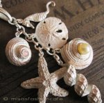 マイケルミショー ネックレス タツのオトシゴ&ヒトデ&貝