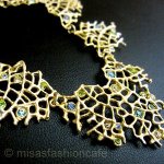 マイケルミショー ネックレス 24K金&銀　コーラル