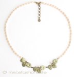 マイケルミショー　再販 真珠の睡蓮ネックレス