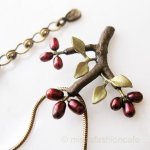 Michaud ネックレス 小枝・真珠のお花