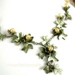 マイケルミショー ネックレス 真珠・ポプラ