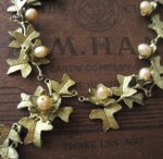 マイケルミショー ネックレス 真珠・ポプラ