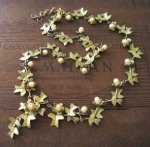 マイケルミショー ネックレス 真珠・ポプラ