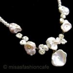 マイケルミショー ネックレス 真珠・ケシパール