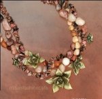 Michaud ネックレス 天然石 砂漠のローズ