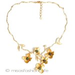 マイケルミショー 24Kgp ハナミズキ　ネックレス