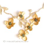 マイケルミショー 24Kgp ハナミズキ　ネックレス