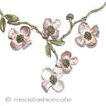 Michaud ネックレス ハナミズキのお花