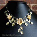 Michaud ネックレス 24金 イエローローズ