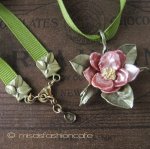 マイケルミショー ネックレス 真珠・ケシパールのローズ