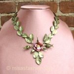 Michaud ネックレス ケシパールのローズ