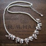 マイケルミショー ネックレス 真珠 スターリングシルバー