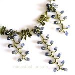 マイケルミショー ネックレス 天然石・藤の花