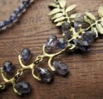 マイケルミショー ネックレス 天然石・藤の花