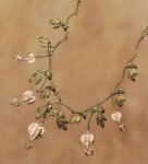 マイケルミショー ネックレス 真珠・タイツリソウ