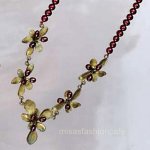 マイケルミショー ネックレス 真珠・バーベリーの木