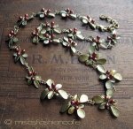 マイケルミショー ネックレス 真珠バーベリー